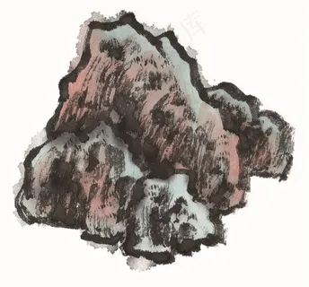 山石临摹素材