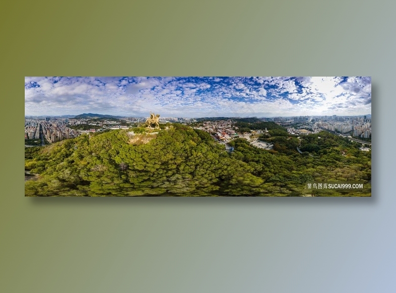 福建泉州大坪山郑成功雕像