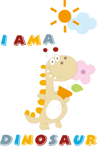 阳光小的卡通恐龙