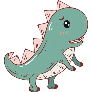 卡通恐龙生日宝宝宴派对素材恐龙派对免扣素材