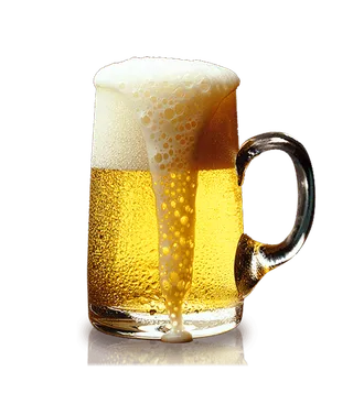 免抠清爽，啤酒沫，酒杯，玻璃杯，饮品PNG素材