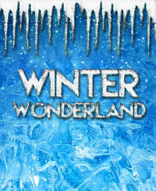 ps冰雪效果文字特效（可编辑）