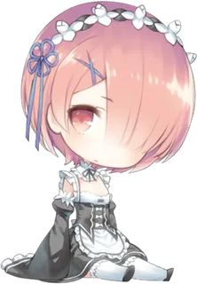 女孩卡通简笔素材