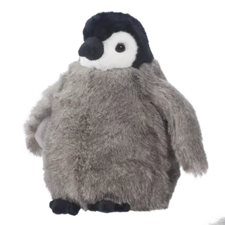 灰色企鹅毛绒