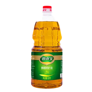 道道全菜籽油1.8升超市商品白底图免抠实物摄影png格式图片透明底