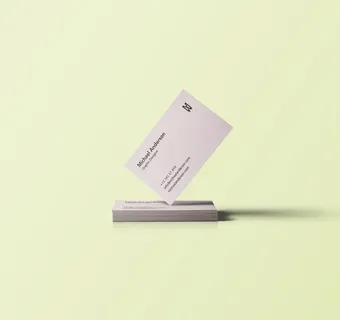 名片样机设计素材