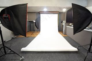 摄影棚里的摆设