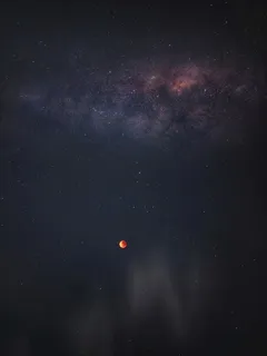 黑色星空摄影素材