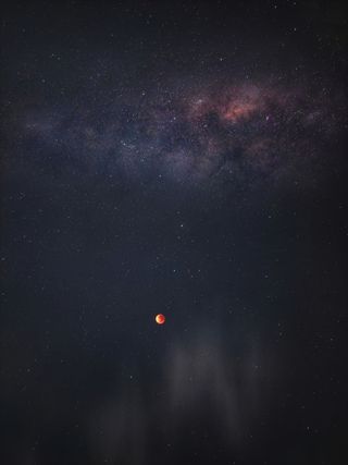 黑色星空摄影素材