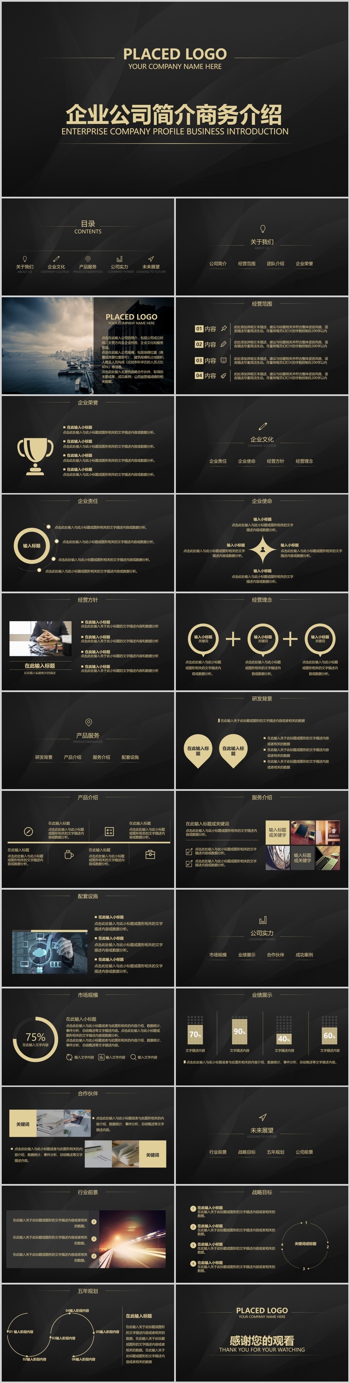 企业公司简介商务介绍PPT模板