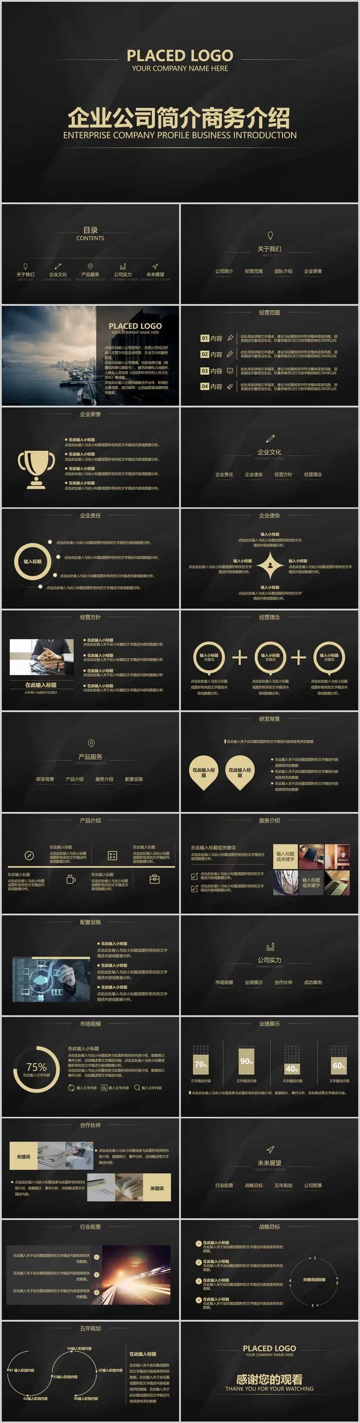 企业公司简介商务介绍PPT模板