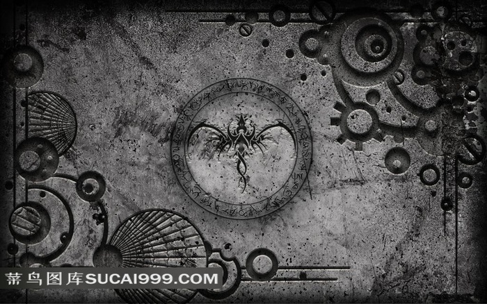 复古风格标志雕刻图片