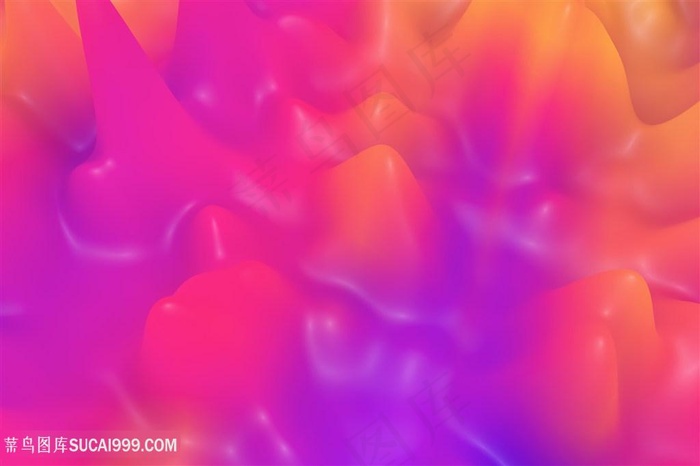 幻彩抽象高清3d液体背景