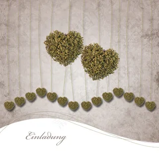 黄色叶子心形图片 黄色叶子心形图片