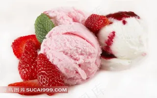 草莓糕点高清素材