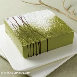 美味抹茶蛋糕图 美味抹茶蛋糕图