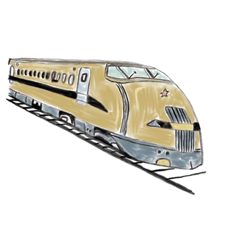 高铁列车动车动画免扣素材PNG