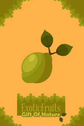 自然风景动物植物扁平矢量插画