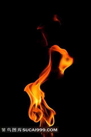细长火焰高清图片