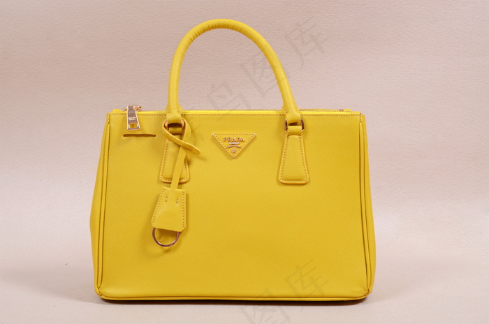 黄色手提包图片