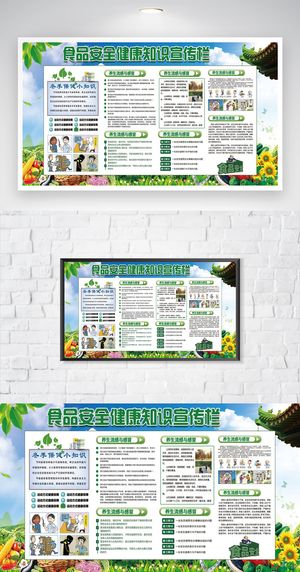 简洁食品安全教育图片