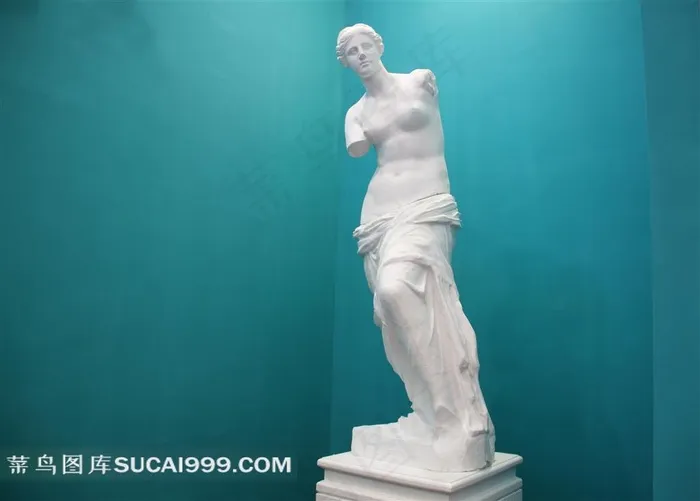 维纳斯蓝色背景高清素材