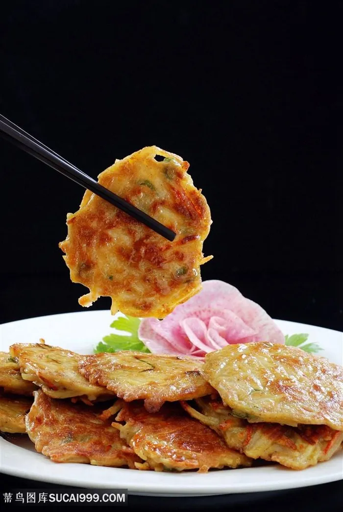 自制土豆饼的美食图片