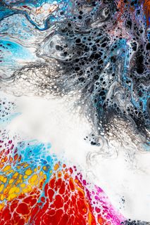 抽象流体画艺术背景图片