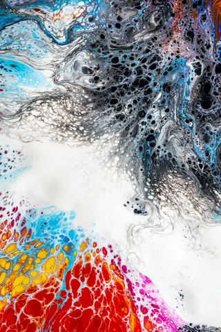 抽象流体画艺术背景图片