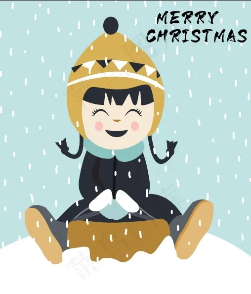 圣诞节素材ai矢量模版下载