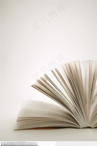 简单生活-翻开的书籍