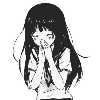 动漫女孩 PNG免抠(350x350)