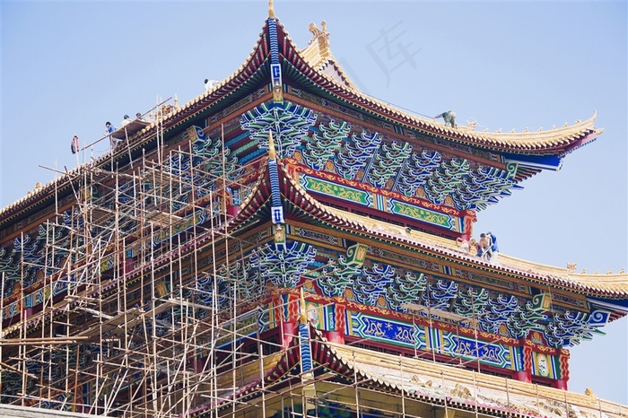 中国故宫蓝天白云jpg素材