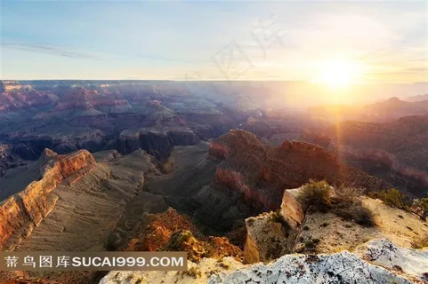 美丽科罗拉多大峡谷风景高清摄影图片