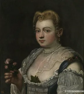 丁托列托,年轻的威尼斯人肖像油画 丁托列托,年轻的威尼斯人肖像油画