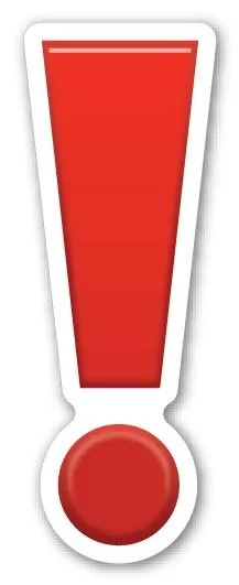 感叹号 PNG免抠(217x531)