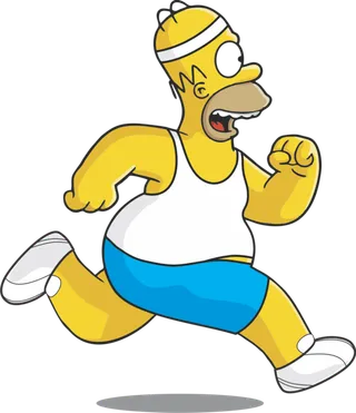 卡通画吉普森一家人素材