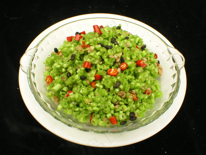 0402空心菜梗炒肉沫