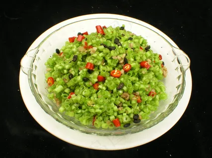 0402空心菜梗炒肉沫