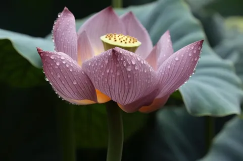 绿色简约节气清新意境背景