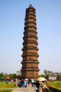 开封铁塔公园古塔摄影