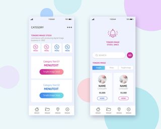UI多页面包装展示手机APP交互界面样机长图概念PSD设计模板