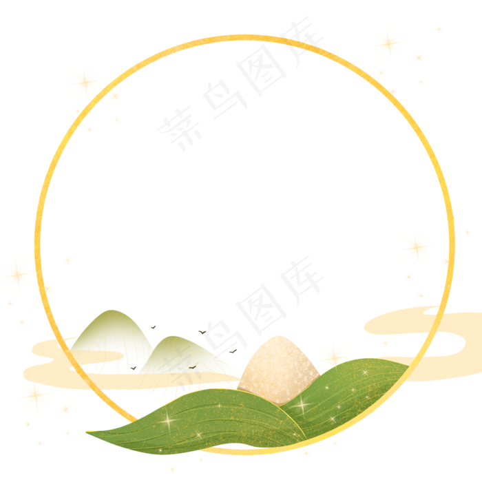 端午节边框免抠图片