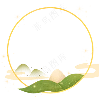 端午节边框免抠图片