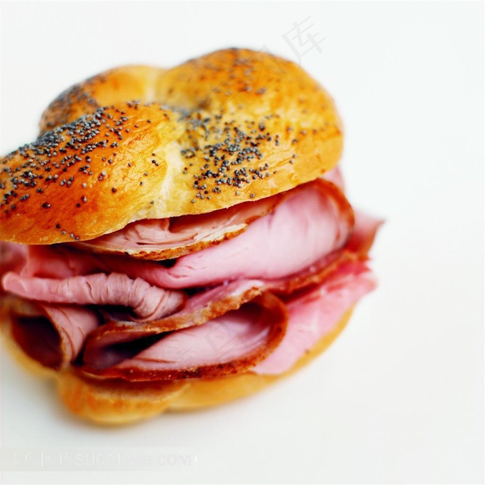 西式美味肉夹馍汉堡