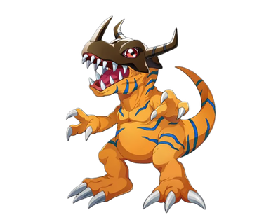 数码宝贝暴龙兽卡通