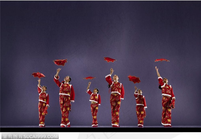 中国传统技艺-转手绢的孩子