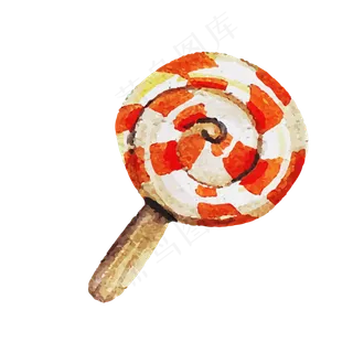 卡通节日糖果棒棒糖