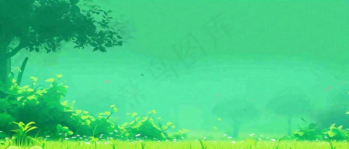 春天河面湖面花草意境古风，春分谷雨(1680x720)