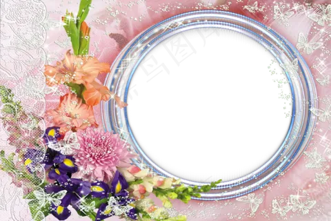 花纹相框素材图片下载